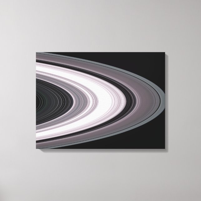 Small Particles in SaturnÃ¯Â¿Â½s Rings Canvas Print (Front)