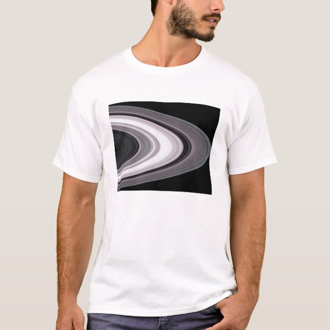 Small Particles in SaturnÃ¯Â¿Â½s Rings T-Shirt (Front)