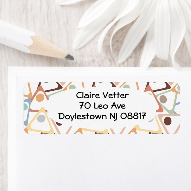 Small Pastel Triangles  (Insitu)