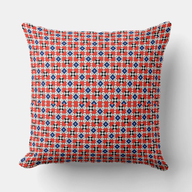 small patternsmall pattern floral throw pillow (Front)