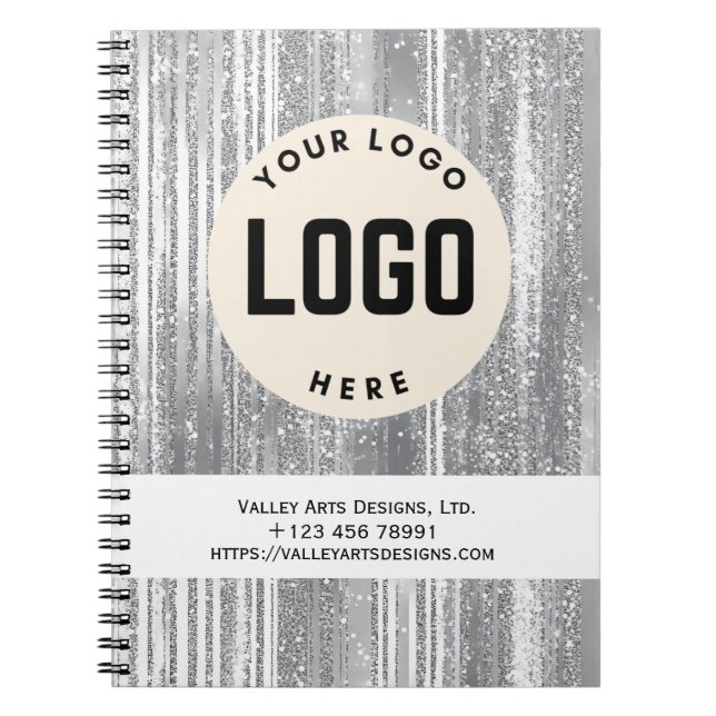 Small Personalized Notebook Custom Business Logo (Front)