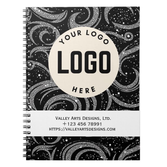 Small Personalized Notebook Custom Business Logo (Front)