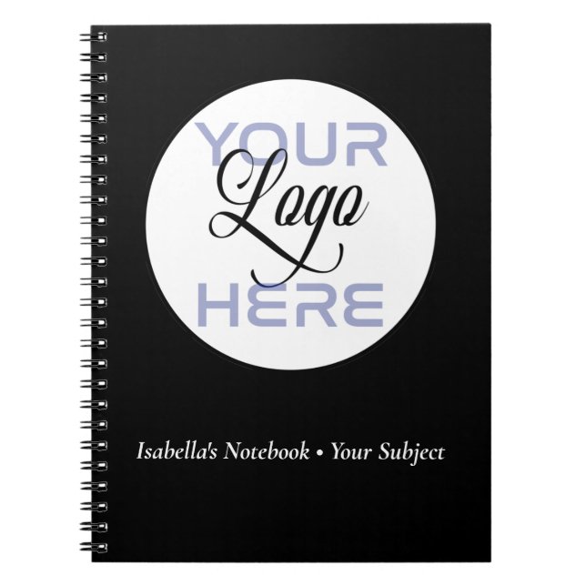 Small Personalized Notebook Custom Business Logo (Front)