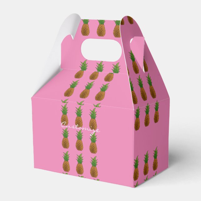 Small Pineapples Thunder_Cove Favor Box (Front Side)