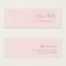 Small Pink Script Stud Earring  Display Card
