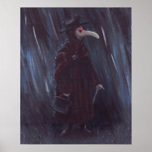 Small Plague Doctor Print
