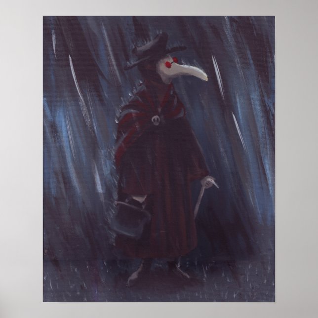 Small Plague Doctor Print (Front)