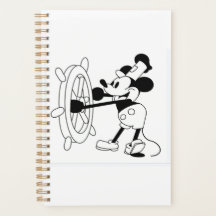 Small Planner 14x21cm iconic Steamboat Willie 