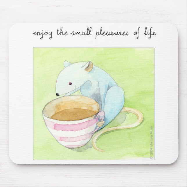 Small Pleasures Mousepad (Front)