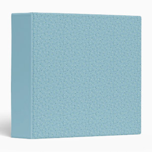 Small polka dots on light blue. binder