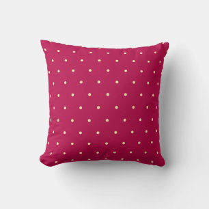 Small Polka Dots Pattern Throw Pillow