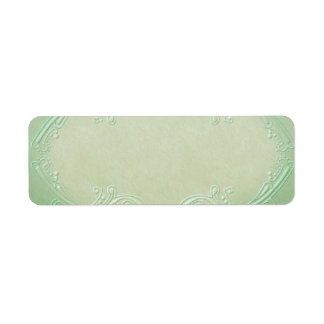 Small Pretty Green Apothecary Label