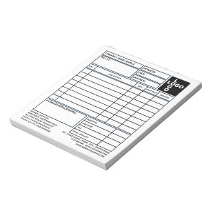 Small Pro-Logo Business Invoice/Quotation Notepad