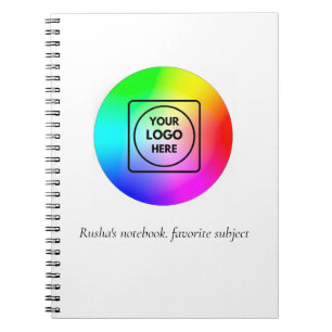 Small Promo Logo Custom Business notebook