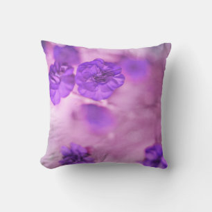 Small Purple Flowers American Mojo Pillow
