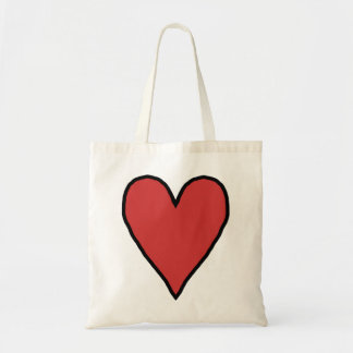 Small Red Heart of Love 10 Tote Bag