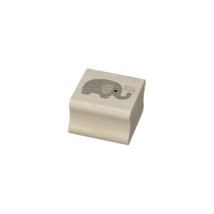 Small Rubber Stamp - Elephant Showers