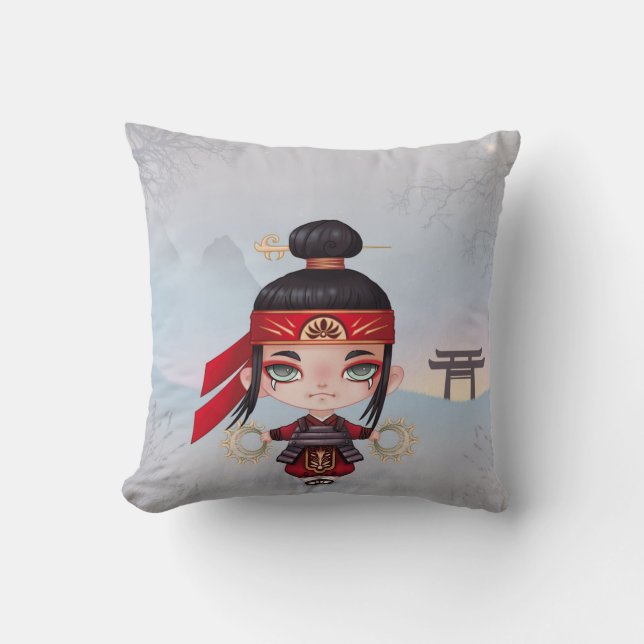 Small samurai cushion (Front)