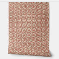 Small-Scale Terra Cotta Abstract Geometric Mosaic