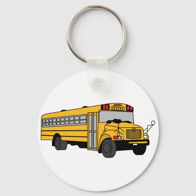 Small School Bus Keychain (Front)