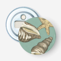 Small Shell Trio on Teal