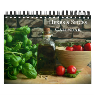 Small Size Herbs & Spices Calendar