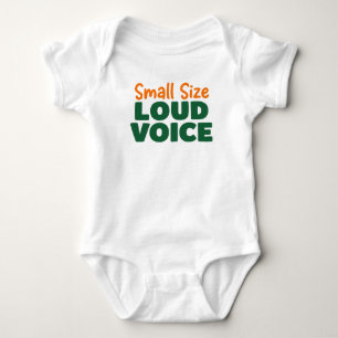 Small Size Loud Voice Baby Bodysuit