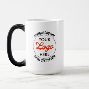 Small Size Text Promotional Logo Heat Changing Mug