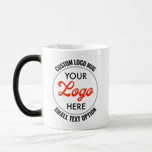 Small Size Text Promotional Logo Heat Changing Mug