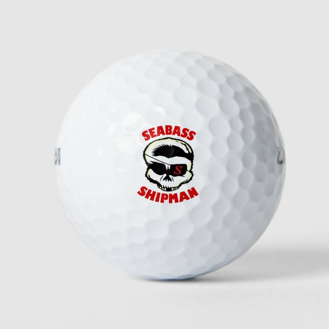 Small Skull logo Golf Balls (Front)