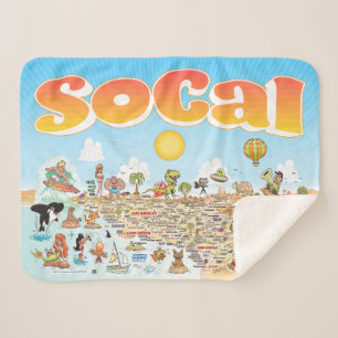 Small SoCal Sherpa Blanket