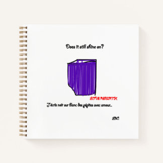 Small spiral notebook - LBC diamond pattern