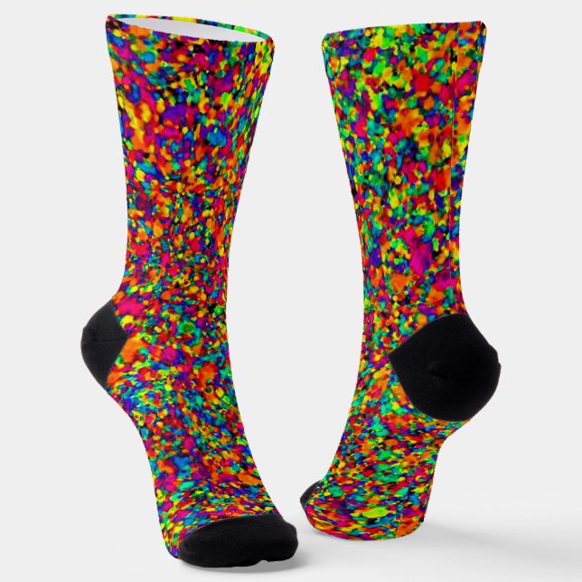 Small Splatter - Premium Socks (Angled)