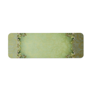 Small Spring Brocade Apothecary Label