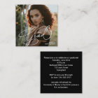 Small Square Photo Elegant Graduation Party