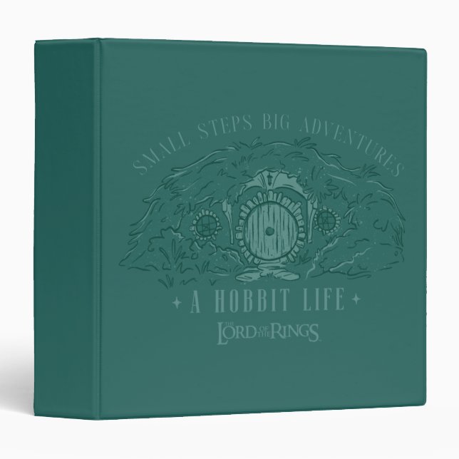 Small Steps, Big Adventures - A Hobbit Life Binder (Front/Spine)