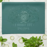 Small Steps, Big Adventures - A Hobbit Life Kitchen Towel<br><div class="desc">Channel your inner Hobbit with this cozy Lord of the Rings™ design inspired by the peaceful hills of the Shire™. Featuring a quaint Hobbit hole with its signature round door tucked into a lush, grassy hillside, the artwork is paired with the uplifting phrase, “Small Steps Big Adventures – A Hobbit...</div>