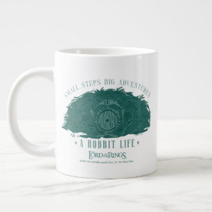 Small Steps, Big Adventures - A Hobbit Life Large Coffee Mug