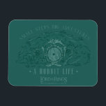 Small Steps, Big Adventures - A Hobbit Life Magnet<br><div class="desc">Channel your inner Hobbit with this cozy Lord of the Rings™ design inspired by the peaceful hills of the Shire™. Featuring a quaint Hobbit hole with its signature round door tucked into a lush, grassy hillside, the artwork is paired with the uplifting phrase, “Small Steps Big Adventures – A Hobbit...</div>