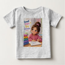 Small Steps Big Dreams Cute Kids Study Motivation