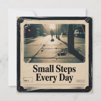 Small Steps Every Day Holiday Card