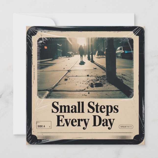 Small Steps Every Day Holiday Card (Front)