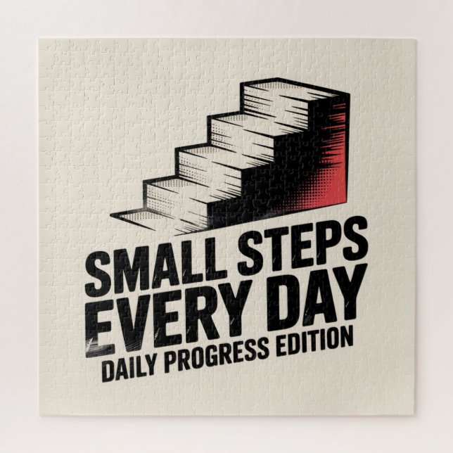 Small Steps Every Day Jigsaw Puzzle (Vertical)