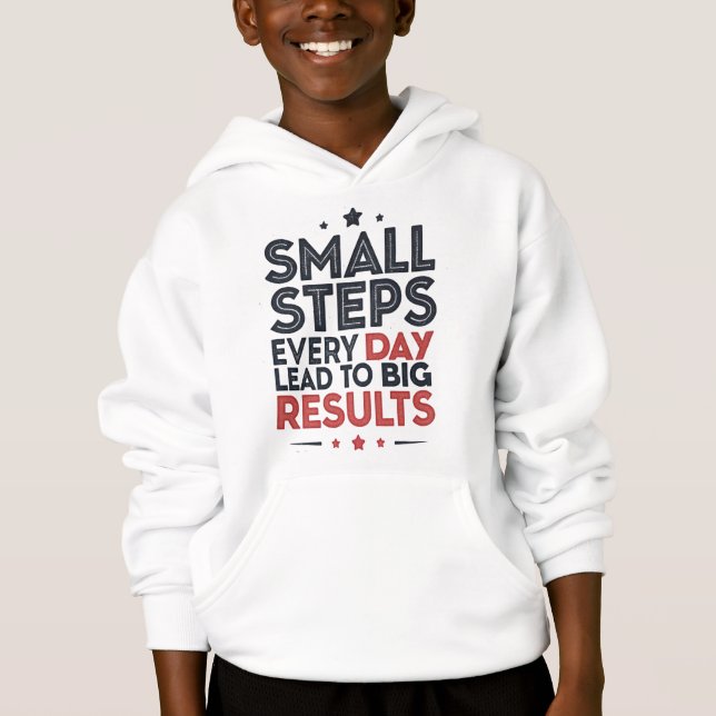Small Steps Every Day Lead – Motivational Quote De (Front)