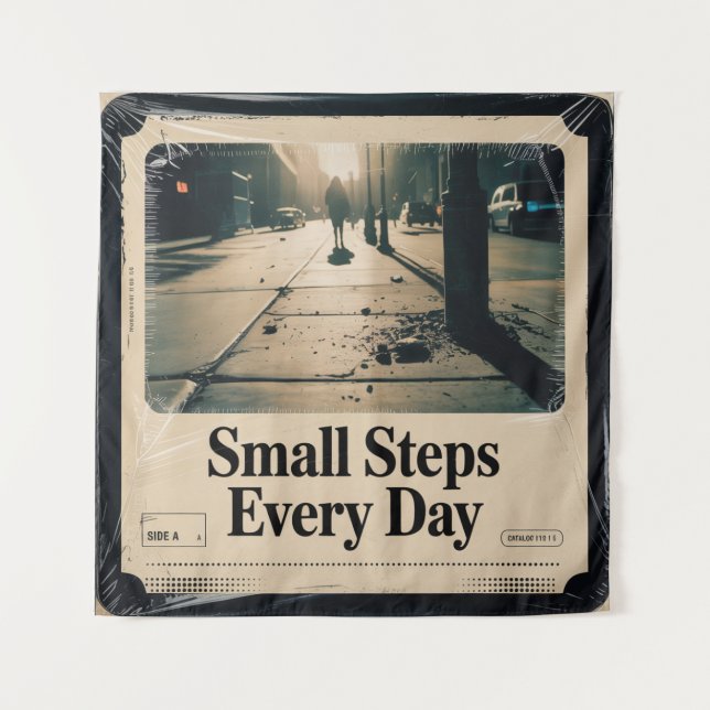 Small Steps Every Day Tapestry (Front)