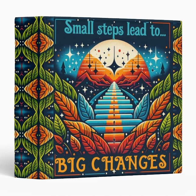 Small Steps Lead to Big Changes Binder (Front/Spine)