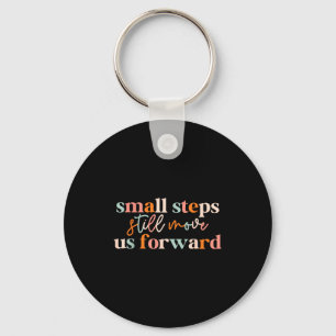 Small steps move us forward physical therapist pta keychain