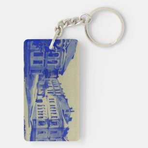 Small streets in the old town keychain