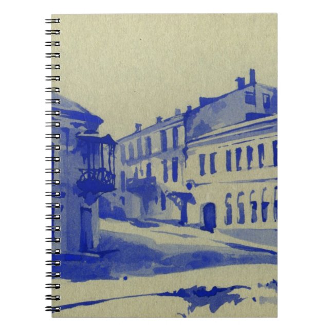 Small streets in the old town notebook (Front)