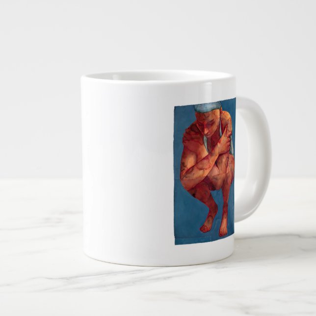 Small Swimmer 3 2011 Large Coffee Mug (Front Right)